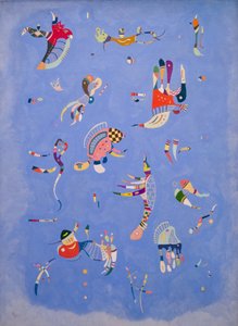 Modrá obloha od Wassily Kandinsky
